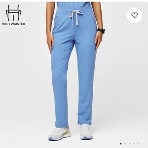 Figs high waisted yola skinny scrub pants